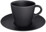 Villeroy & Boch Tasse "Espressotasse mit Untertasse Manufacture Rock 60 ml / &oslash;...