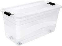 keeeper Organizer "konrad" Aufbewahrungsbox, 83 L, mit Rollen, Deckel,