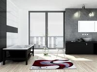 Badematte COLANI "Colani 11" Gr. 4, wei&szlig;, H:24mm, Kunstfaser, Badematten, Badematte