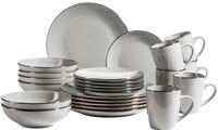 M&Auml;SER Kombiservice "Geschirr-Set, Service Metallic Rim" messingfarben...