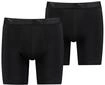 PUMA Langer Boxer "PUMA MEN SPORT MICROFIBER LONG BOXERS" 2er Pack, mit Logo-Bund