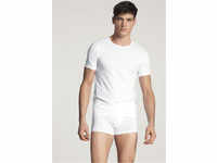 CALIDA Kurzarmshirt "Cotton Code", Rundhals-Shirt, moderner Schnitt