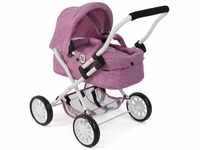 Puppenwagen CHIC2000 "Smarty, Jeans Pink" rosa (jeans pink) Kinder Puppenwagen...
