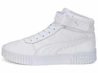 Sneaker PUMA "CARINA 2.0 MID" Gr. 38, weiß (puma white, puma silver) Schuhe