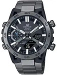 Smartwatch CASIO EDIFICE, grau (anthrazit, schwarz, grau), Smartwatches, Herren,