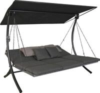 Angerer Freizeitm&ouml;bel Hollywoodschaukel "Luxus Smart stone" BxTxH: 210x145x160 cm