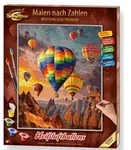 Malen nach Zahlen SCHIPPER "Meisterklasse Premium - Hei&szlig;luftballons", bunt,