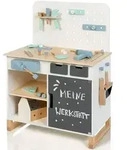 Spielwerkbank MUSTERKIND "Fagus, wei&szlig;/natur", beige (naturwei&szlig;), Rollenspielzeug,