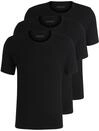 T-Shirt BOSS "Rundhals BOSS ONE", Herren, Gr. XXL (56), schwarz (schwarz001), Jersey,
