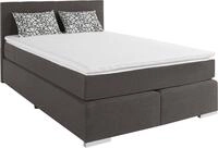Boxspringbett COTTA "Simba", grau, L:209cm, Komplettbetten, Boxspringbett,...