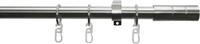 GARDINIA Gardinenstange "Set Metall" 1 l&auml;ufig-l&auml;ufig Fixma&szlig; 1-Lauf