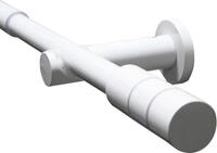 GARDINIA Gardinenstange "Set Metall" &Oslash; 19 mm 1 l&auml;ufig-l&auml;ufig ausziehbar...