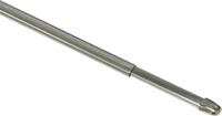 Scheibenstange GARDINIA "Vitragestange" Gr. 3, grau (chromfarben), &Oslash;:11mm, Metall,