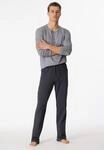 Schiesser Pyjama "selected premium inspiration" 2 tlg. mit praktischer Knopfleiste