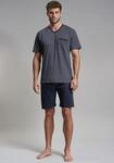 G&Ouml;TZBURG Shorty "Manhattan" 2 tlg. Kurzarm, V-Ausschnitt, kurze Hose,...
