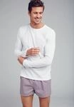 Jockey Langarmshirt "American T-Shirt" lockere Passform, lange &Auml;rmel, Cotton, weich