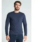 Langarmshirt JOCKEY "American T-Shirt", Herren, Gr. XXL, blau (navy), Jersey,