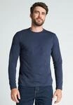 Langarmshirt JOCKEY "American T-Shirt", Herren, Gr. XXL, blau (navy), Jersey,