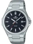 Quarzuhr CASIO EDIFICE, silber (schwarz, silberfarben), Armbanduhren, Herren,