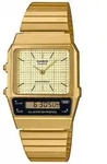 Chronograph CASIO VINTAGE, gold (goldfarben, champagnerfarben), Armbanduhren, Damen,