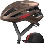 Rennradhelm ABUS "POWERDOME ACE" Gr. S, braun, Helme, S Kopfumfang: 51cm - 55cm,