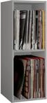 VCM Media-Regal "Holz Schallplatten LP Stand Regal Platto 2fach" 1 Stk. tlg.