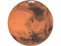 KOMAR Vliestapete "Mars" Tapeten 125x125 cm (Breite x Höhe), rund und selbstklebend