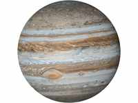 Komar Vliestapete "Jupiter", 125x125 cm (Breite x Höhe), rund und selbstklebend