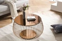 SalesFever Couchtisch "Coffeetable: Stilvolle Wohnzimmer-Erg&auml;nzung" Kristallklare