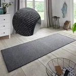 L&auml;ufer HANSE HOME "Boucl&eacute;" Gr. 50, grau (anthrazit), B:80cm H:5mm L:400cm,