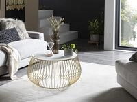SalesFever Couchtisch "Coffeetable: Stilvolle Wohnzimmer-Erg&auml;nzung" Kristallklare