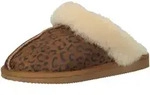 Hausschuh SHEPHERD "Shepherd Hausschuhe Leder", Damen, Gr. 39, braun (kastanie),