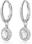 Paar Ohrh&auml;nger SWAROVSKI "Una Angelic Stern", grau (metallfarben, kristallwei&szlig;),