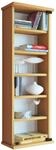 VCM Media-Regal "Holz CD DVD Wandregal Schrank Loposa Glast&uuml;r" 1 Stk. tlg.