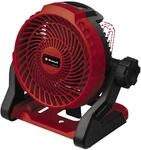 Standventilator EINHELL "Power X-Change Akku-Ventilator GE-CF 18/2200 Li", rot,