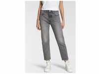 7/8-Jeans LEVI'S "501 Crop" Gr. 29, Länge 28, grau (mid, grey, used) Damen...
