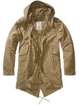 Wintermantel BRANDIT "Brandit Herren M51 US Parka", Herren, Gr. M, camel, 73%