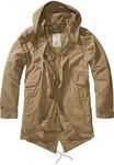 Wintermantel BRANDIT "Brandit Herren M51 US Parka", Herren, Gr. M, camel, 73%
