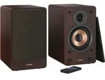 SHARP Lautsprecher "Regalboxen", braun, B:15,8cm H:24,8cm T:19cm, Lautsprecher