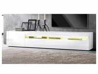 Lowboard INOSIGN Sideboards Gr. B/H/T: 200 cm x 35 cm x 40 cm, weiß (weiß,