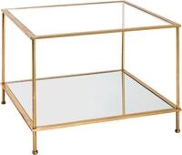 HAKU Beistelltisch "Sofatisch, Wohnzimmertisch" 1 Stk. tlg. quadratisch - aus Metall