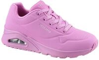 Sneaker SKECHERS "Street Uno - Stand on Air", Damen, Gr. 38, rosa, Lederimitat,