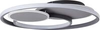 BRILLIANT LED Deckenleuchte "Runda", grau (dunkelgrau), 1, &Oslash; 50cm H: 7cm, 1 Stk.,