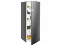 E (A bis G) HANSEATIC Kühlschrank Kühlschränke silberfarben (edelstahl optik)