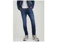 Skinny-fit-Jeans JACK & JONES "JJILIAM JJORIGINAL GE 314" Gr. 32, Länge 32, blau