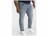 Tapered-fit-Jeans LEVI'S PLUS "512" Gr. 46, Länge 32, blau (light indigo worn...