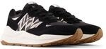 Sneaker NEW BALANCE "5740", Damen, Gr. 41, schwarz, Leder, Synthetik, Textil, Schuhe