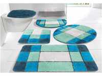 Badematte MY HOME "Pia" Badematten Gr. 3-tlg. Stand-WC Set, 3 St., Polyester,...
