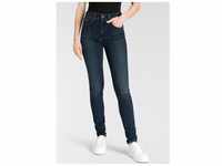 Skinny-fit-Jeans LEVI'S "721 High rise skinny" Gr. 30, Länge 32, blau (raw...