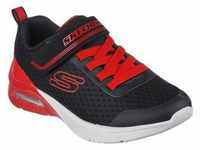 Sneaker SKECHERS KIDS "MICROSPEC MAX" Gr. 31, schwarz (schwarz, rot) Kinder...